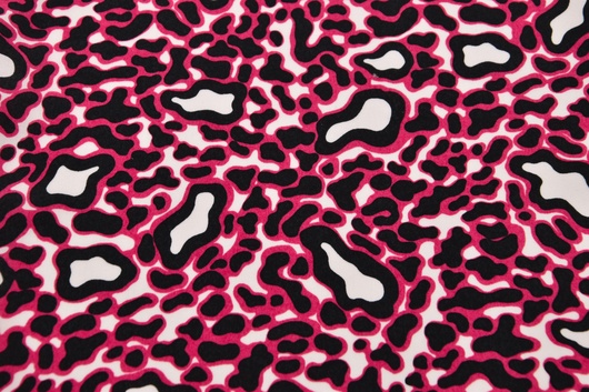 100% Seide gemustert