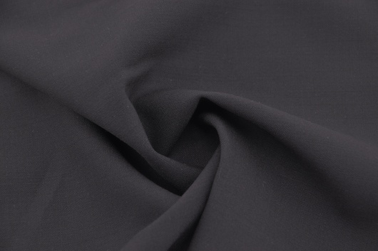 Anzugstoff aus Wolle Schwarz Super 120