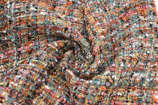 Fantasy Stoff aus Viskose / Polyester Bunt