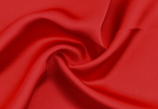 Satinseide Imitat aus 100% Polyester Rot