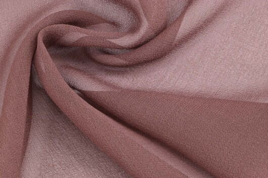 Seidenchiffon Rotbraun