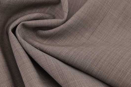 Schurwolle gemustert