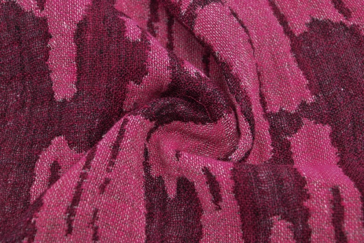 Leinen Violett Gemustert