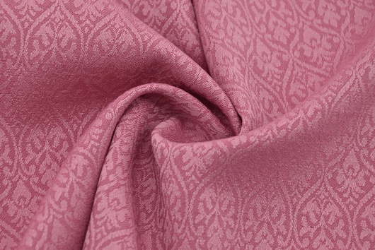 Wollsatin gemustert Altrosa