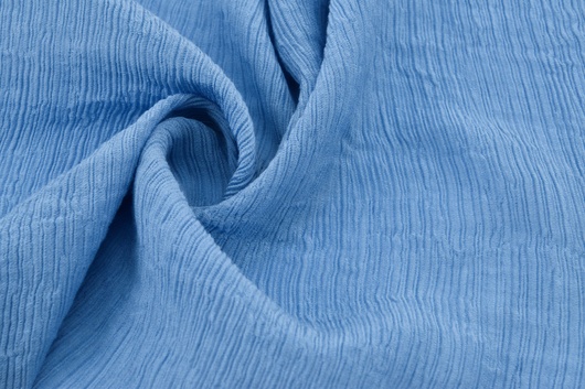 Viskosecrepe Hellblau