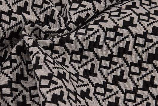 Jacquard gemustert gedreht