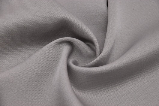 Wollsatin Grau / Silber