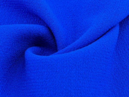 Wolle Double Crépe Leichte Qualität Königsblau