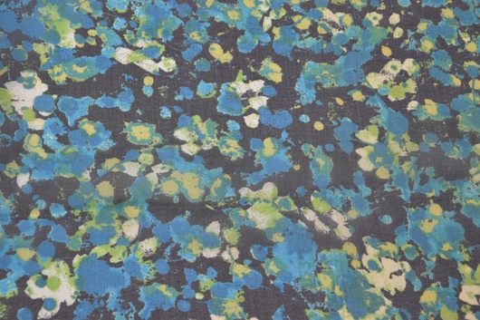 100% Seide gemustert