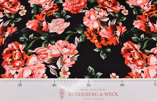 Seidensatin Mehrfarbig