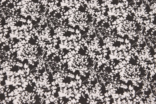 100% Seide gemustert