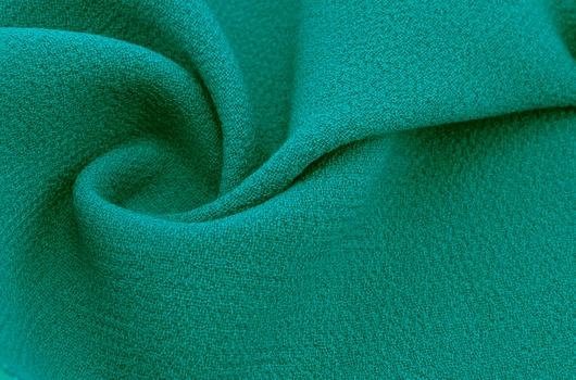 Wolle Double Crépe Leichte Qualität Türkis