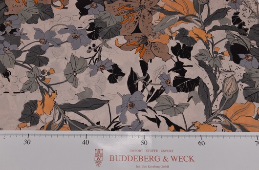 Seidensatin Mehrfarbig