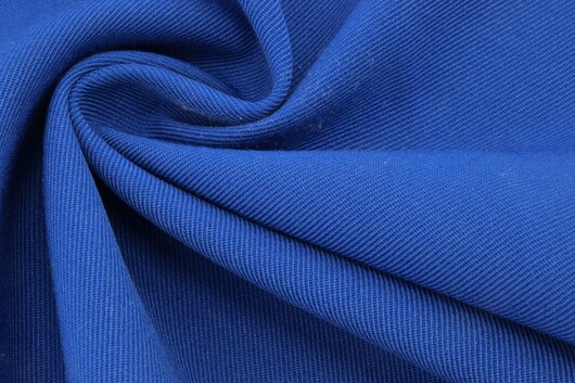 Gabardine Royalblau