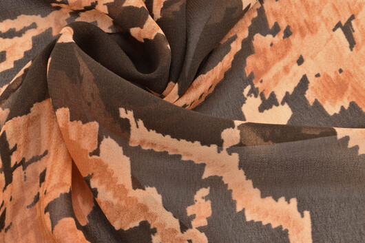 Polyesterprint Chiffon gedreht