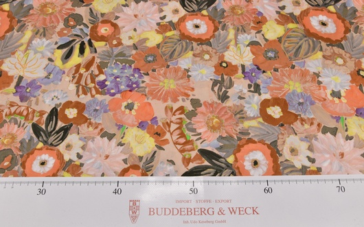 Seidensatin Mehrfarbig