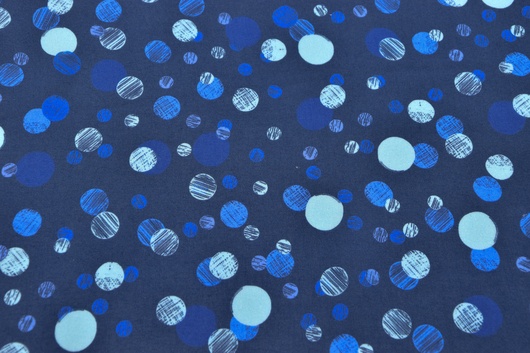 Vikosedruck Blau