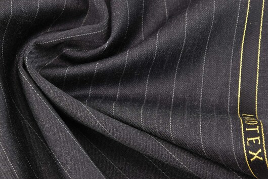 Schurwolle "Super 100´s" Streifen