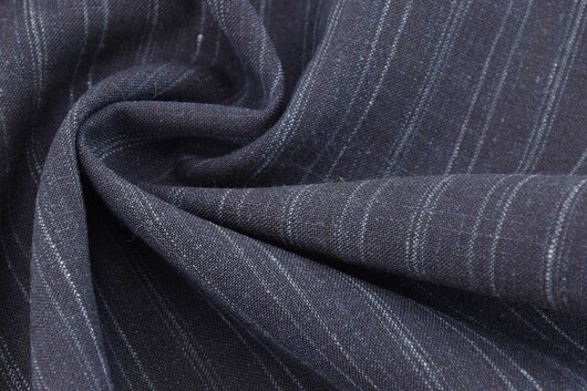 Wollmischung Streifen