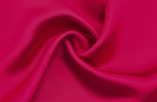 Satinseide Imitat aus 100% Polyester Himbeer