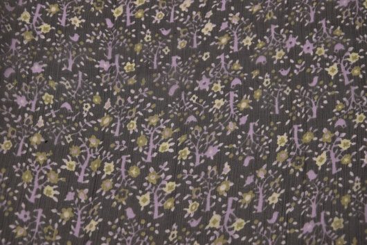 100% Seide gemustert