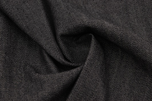 Denimstoff mit Elasthan Anthrazit