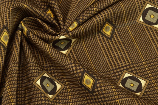 Baumwollprint gedreht