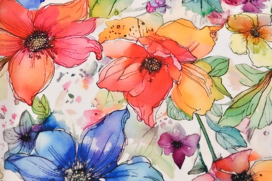 Viskoseprint Bunt