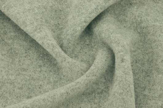 Mantelstoff 90% Wolle  / 10% Polyamid Hellgrau
