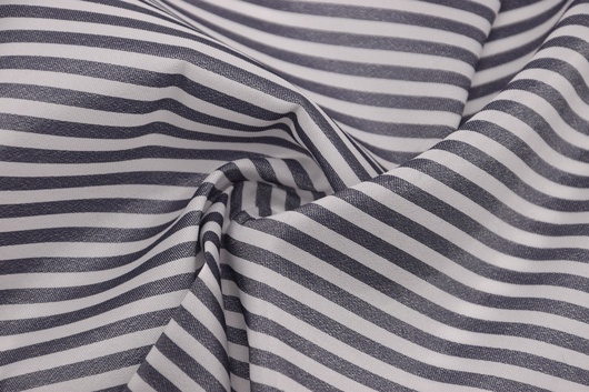 Futterstoff aus Viskose/Acetat Gestreift