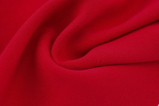 Viskose Double Crépe Himbeerrot