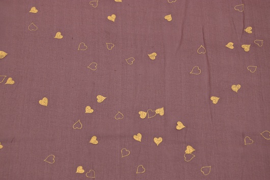 100% Seide gemustert