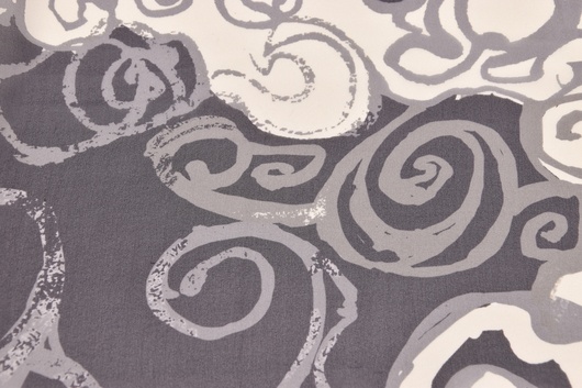 100% Seide gemustert