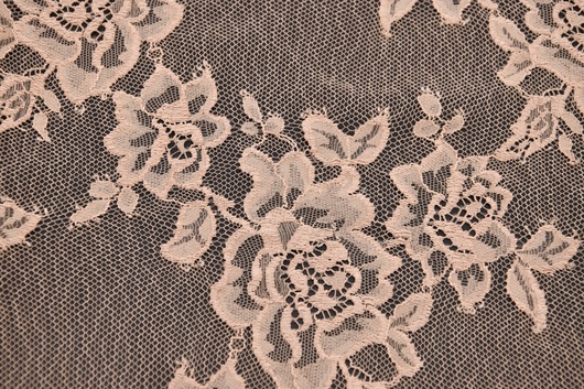 Spitze Beige mit Elasthan