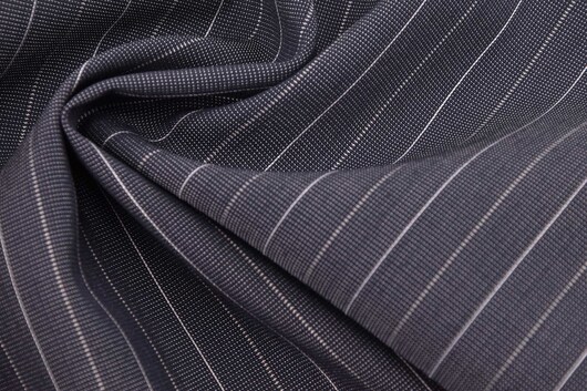 Wollmischung Streifen