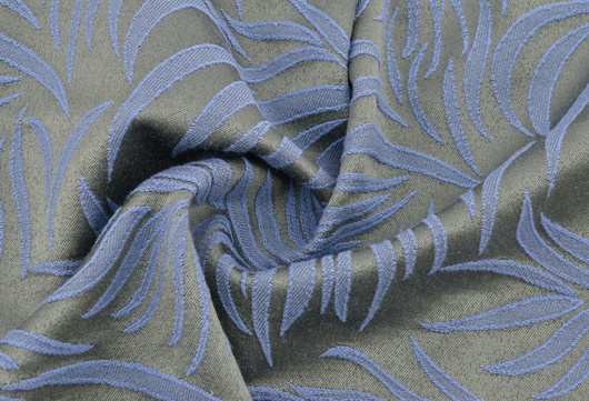 Jacquard Baumwolle Olive Lila