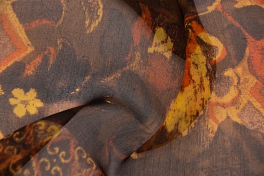 Seidenchiffon Gemustert